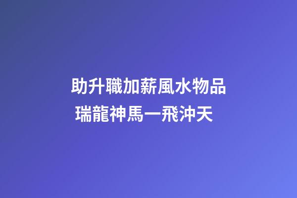 助升職加薪風水物品 瑞龍神馬一飛沖天